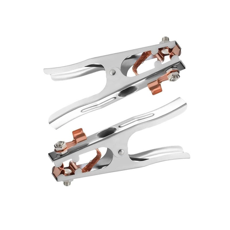 Bolsen 2pcs 300A/500A/800A Earth Ground Cable Clip Clamp Welding Manual Welder Electrode Holder Welding Processing Ground Clamp Professional Tools (500A) - Image 1